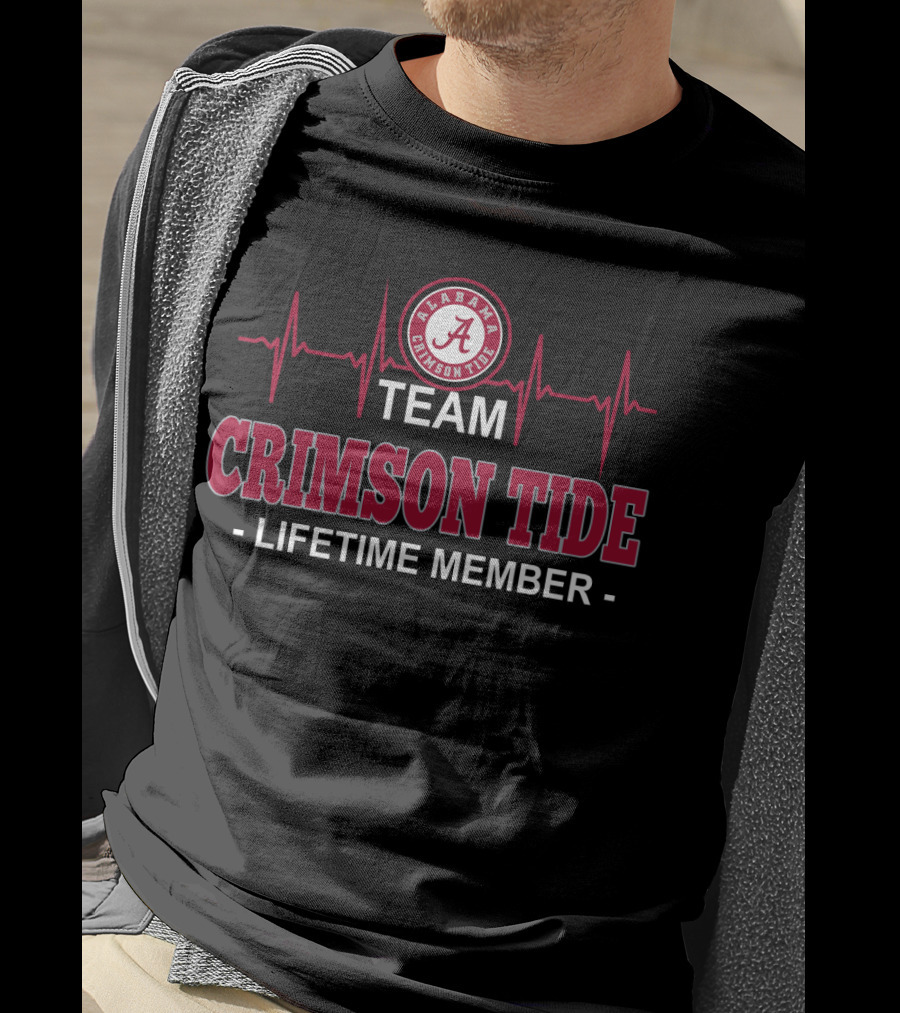 Team Crimson Tide Lifetime Member Alabama Crimson Tide T-Shirt