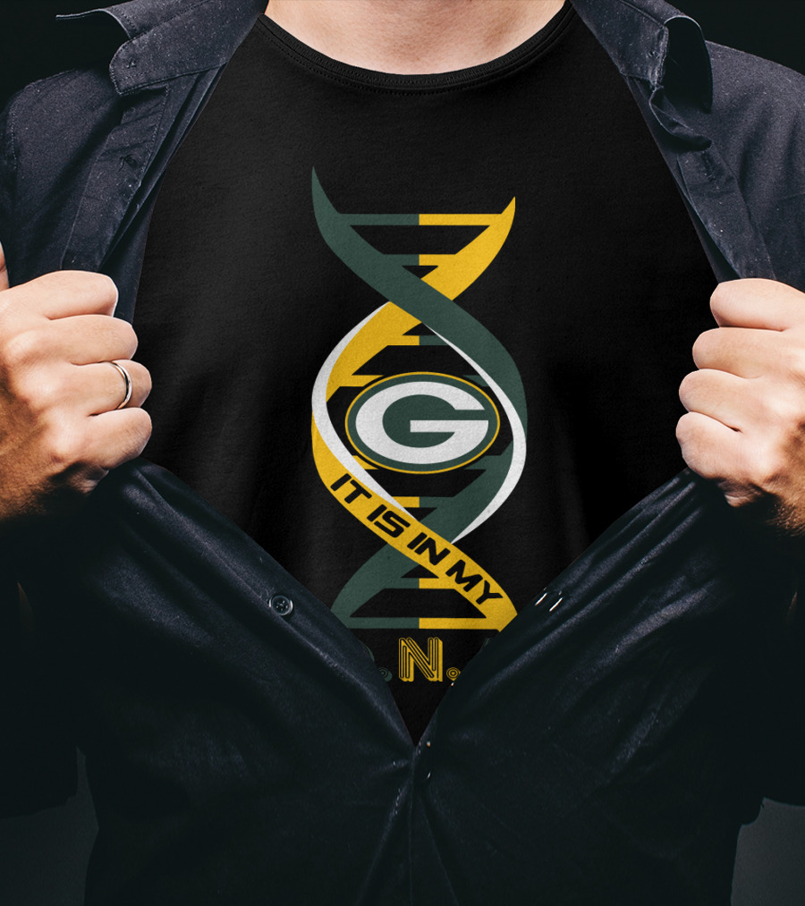 Green Bay Packers G It Is In My DNA. T-Shirt