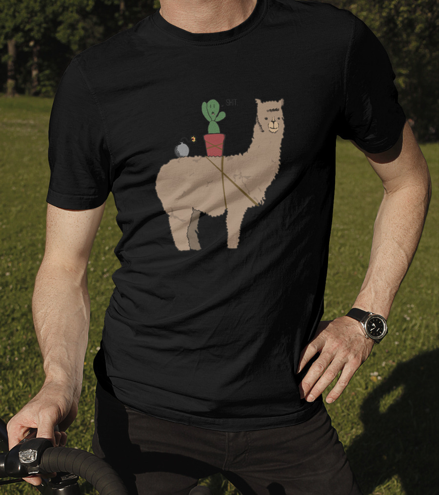Alpaca Derp And Kektus Adventure With Explosive Humor T-Shirt