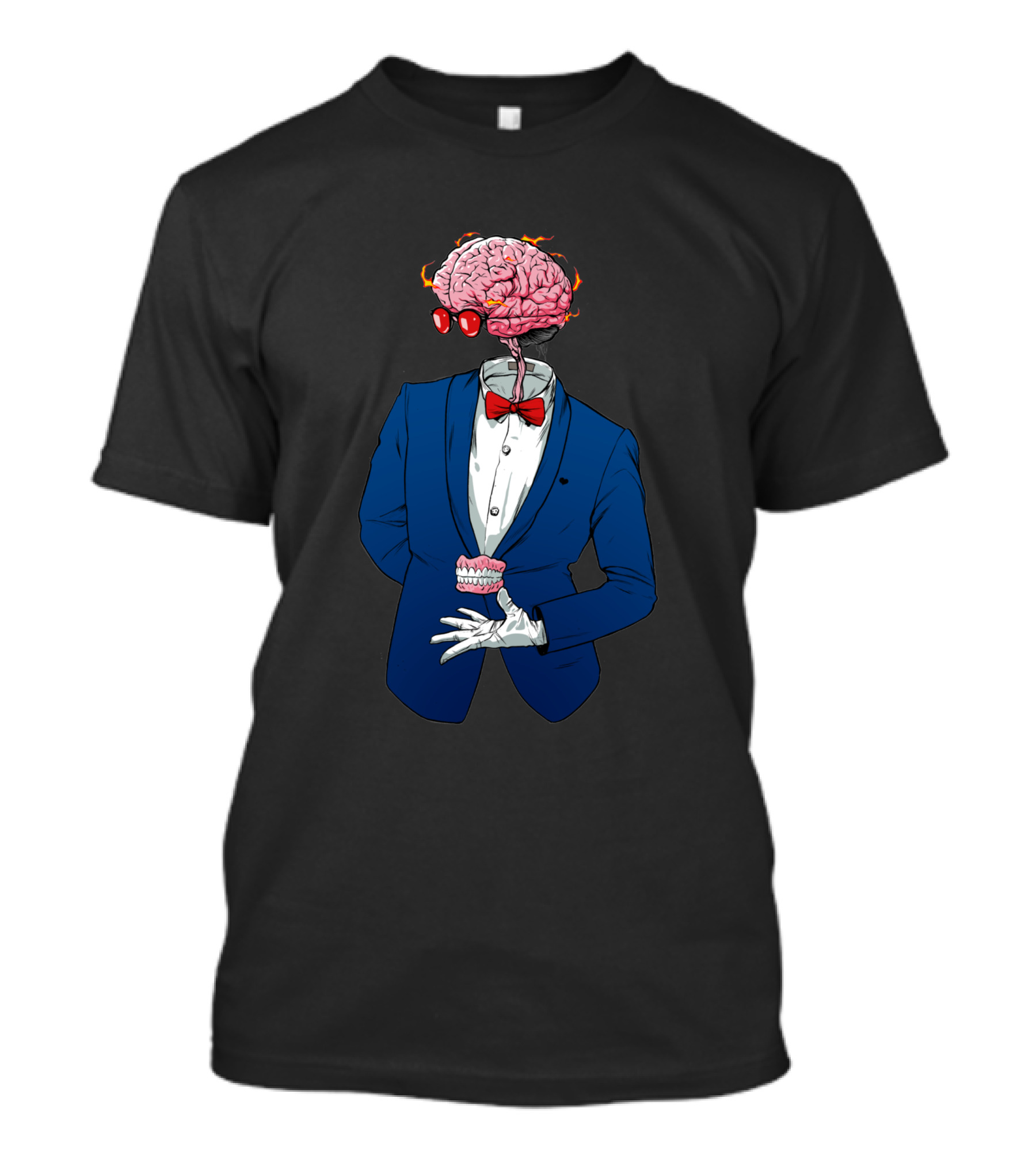 Anatomy 1112234 Brain Bow Tie Suit T-Shirt