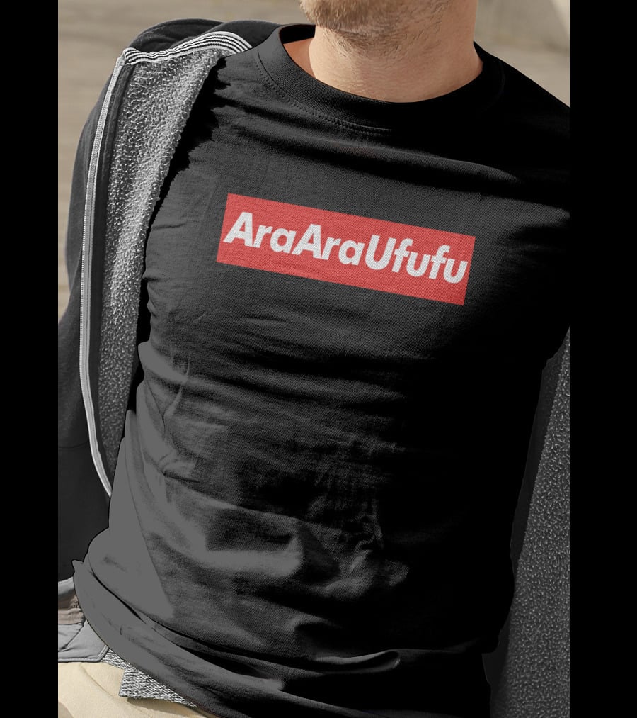 Ara Ara Ufufu Parody Box T-Shirt
