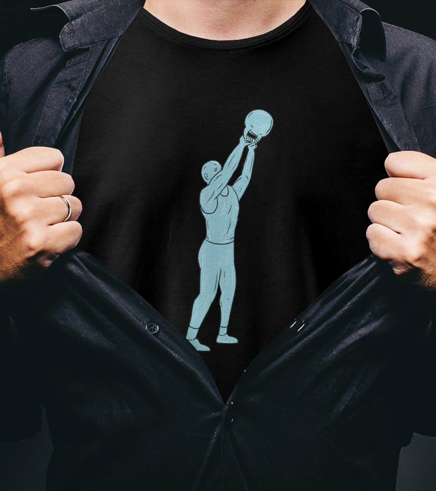 Kettlebell Swing Athlete Fitness Workout T-Shirt