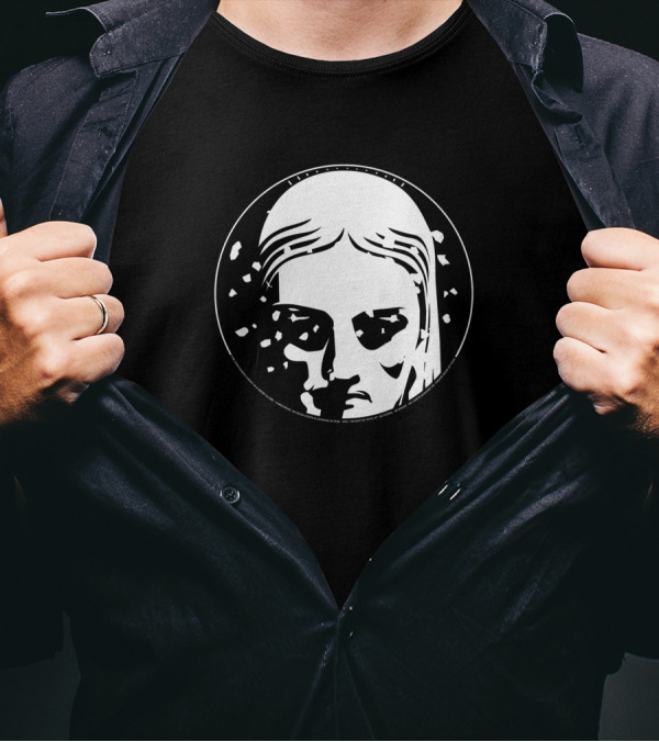 24 Corcovado Christ Face In A Snow Globe T-Shirt