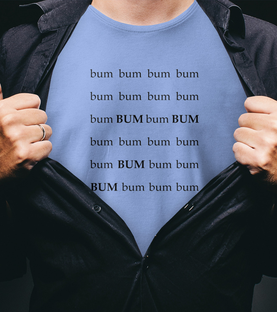 All The Single Ladies Bum Bum Bum T-Shirt