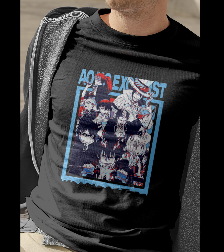 Ao No Exorcist 1477803 Anime Characters Collage T-Shirt