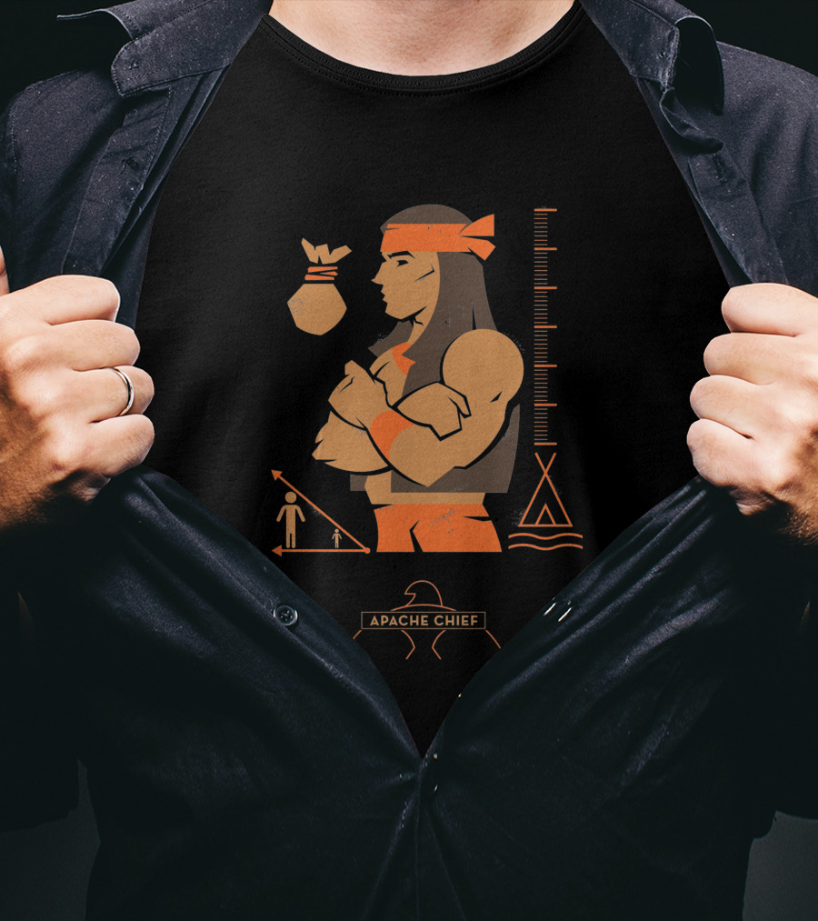 Apache Chief DC Superhero Profiles Character Illustration 1404047 T-Shirt