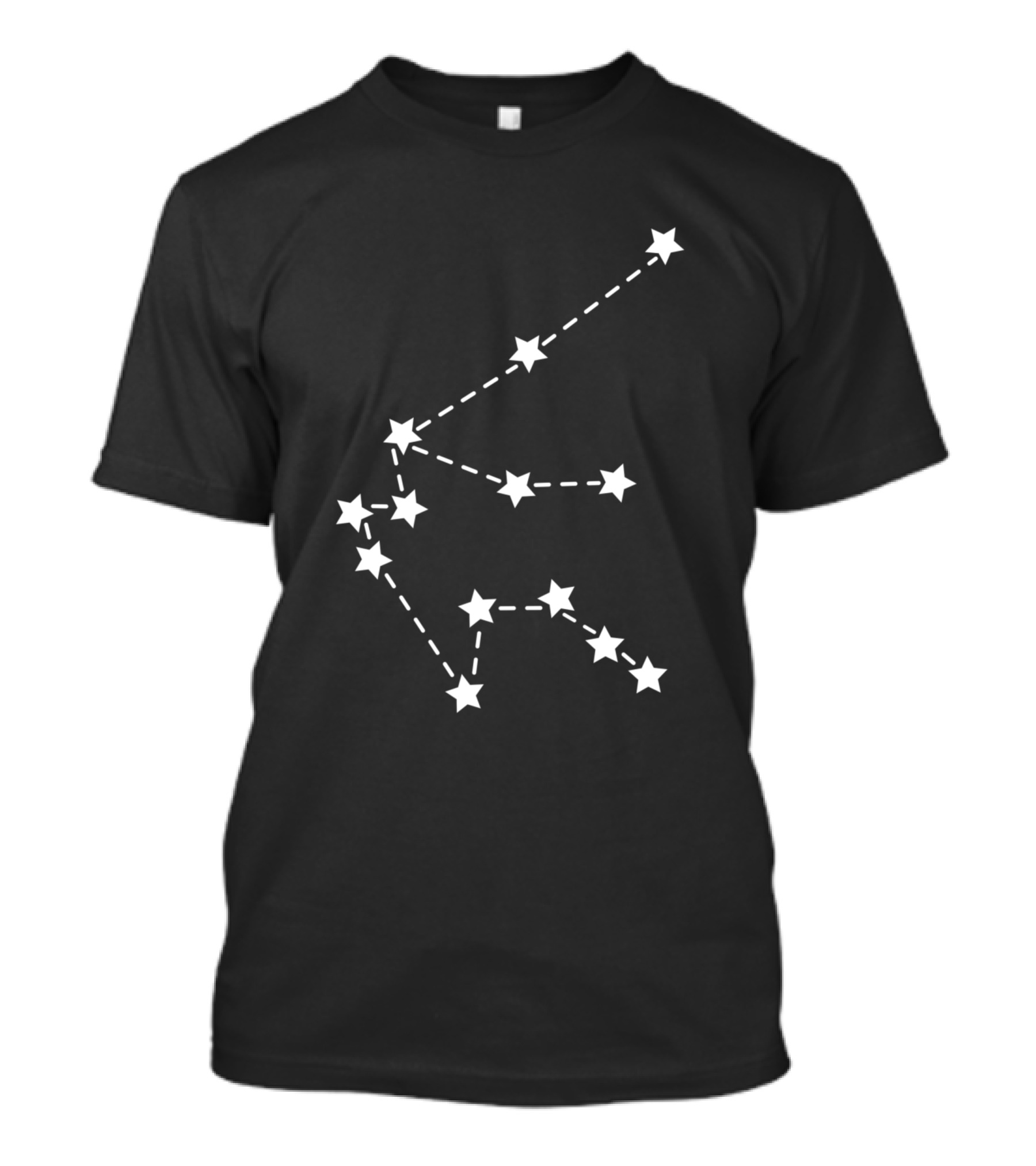 Aquarius Constellation Stars White 495 T-Shirt