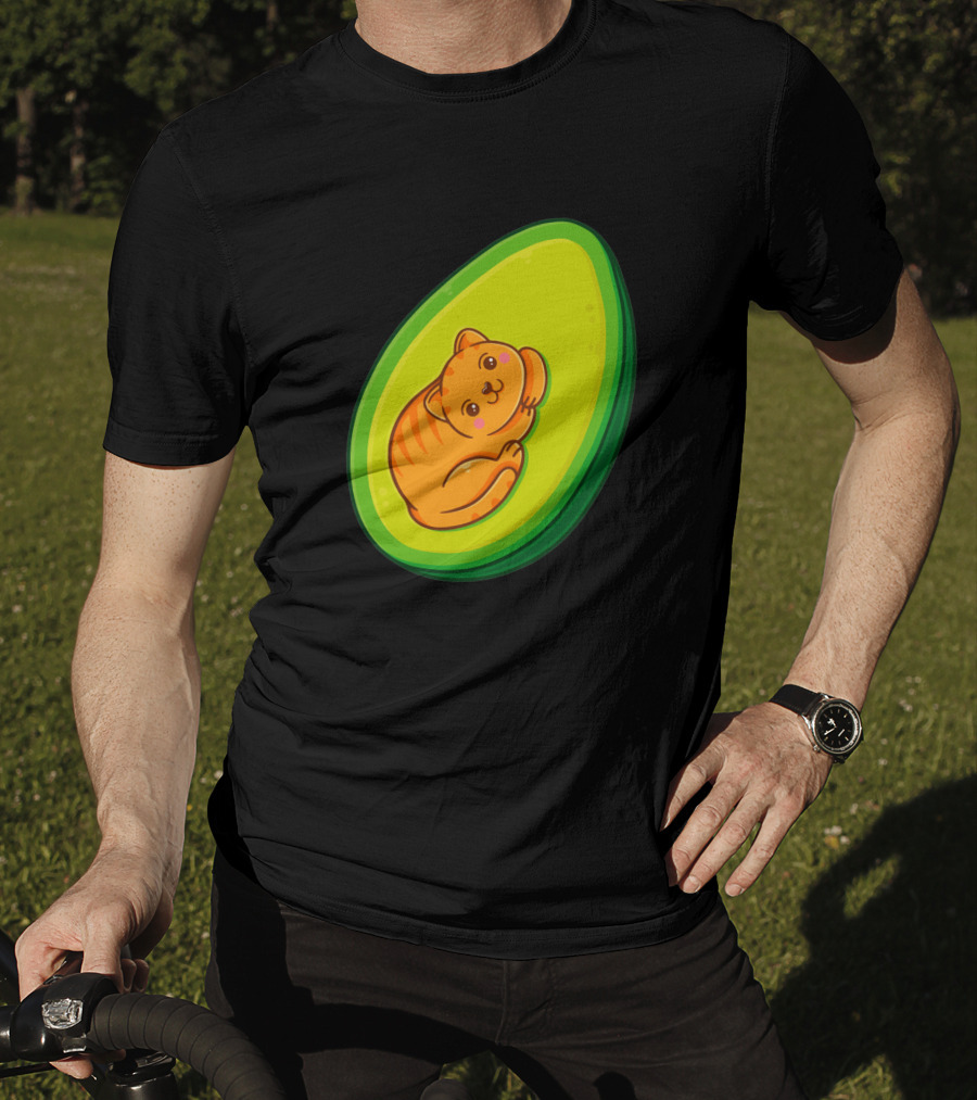 Avocato Cute Cat In Avocado 1635797 T-Shirt