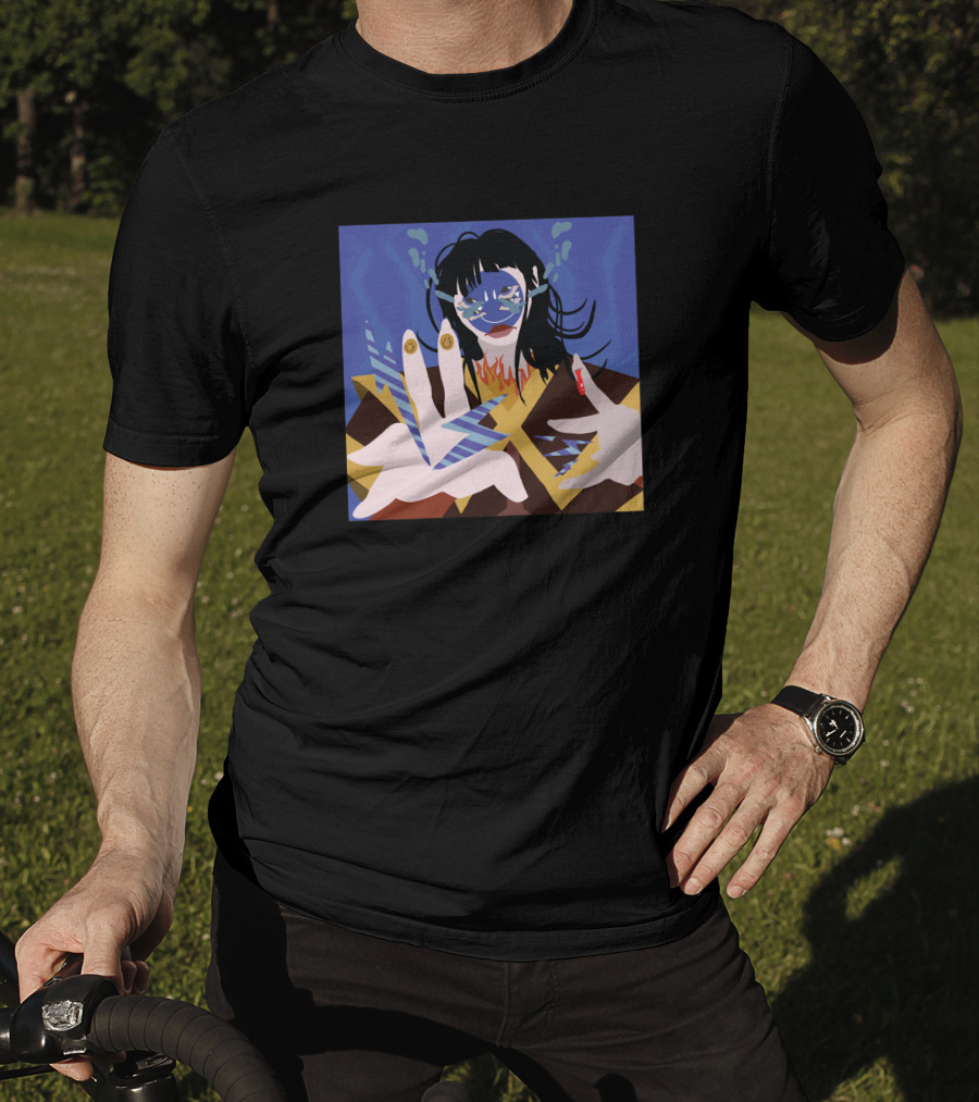 Azula 1540907 Blue Flames Avatar Character Concept T-Shirt