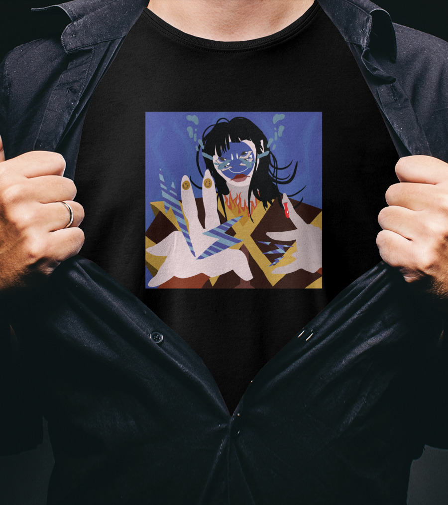 Azula 1540907 Blue Flames Avatar Character Concept T-Shirt