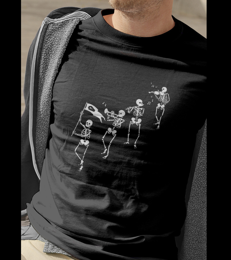 Bag O' Bones Boogie Skeleton Parade Music 1739405 T-Shirt