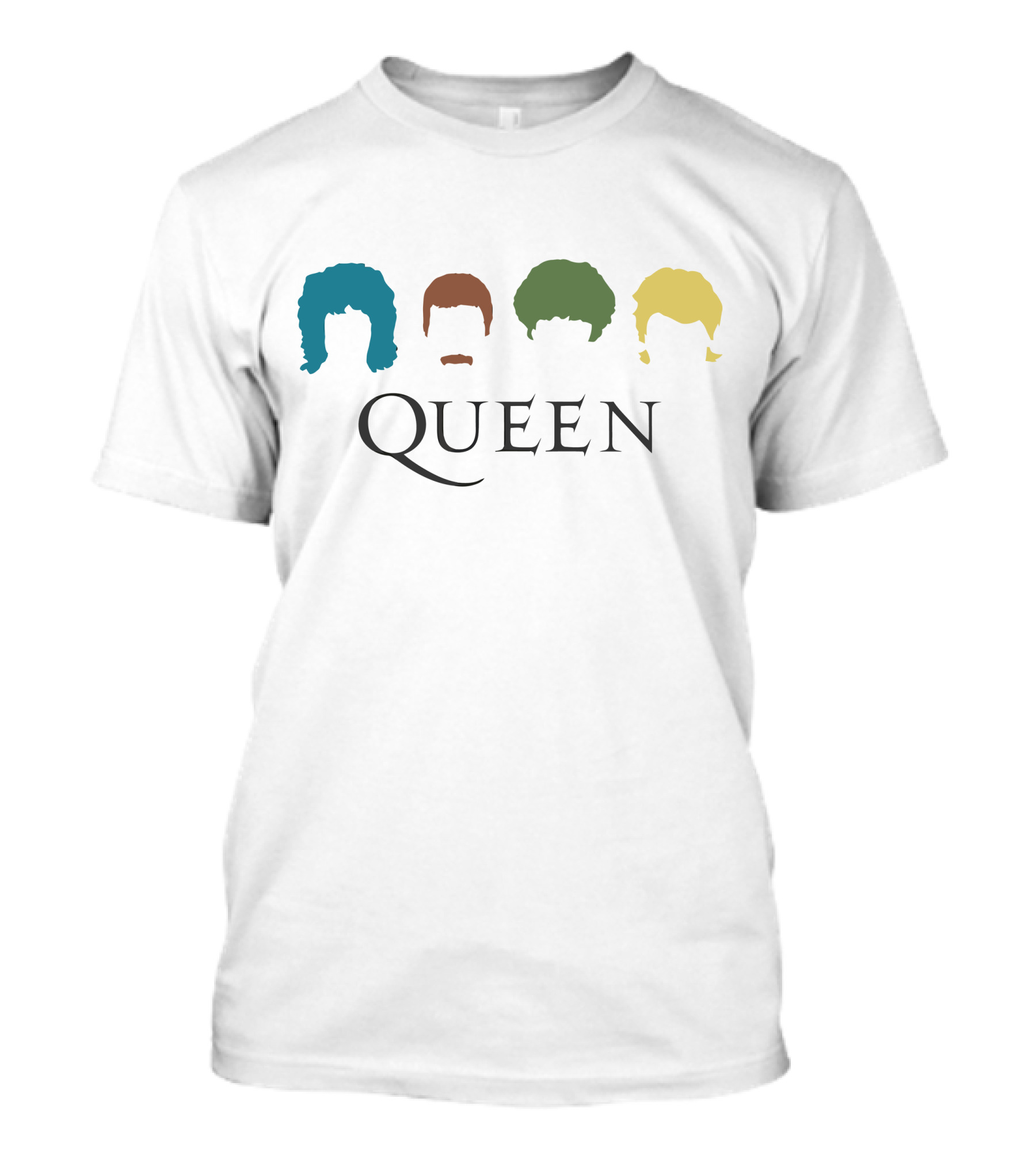 Queen Band Silhouettes With Iconic Hairstyles T-Shirt