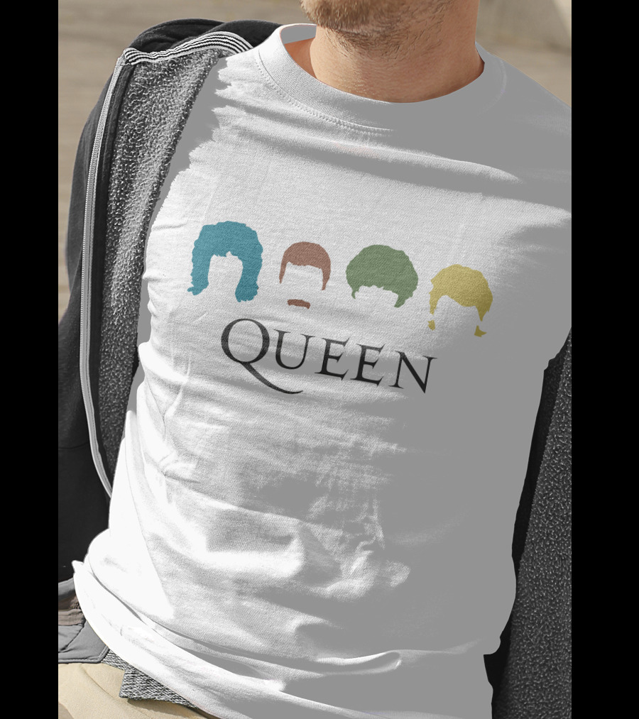 Queen Band Silhouettes With Iconic Hairstyles T-Shirt