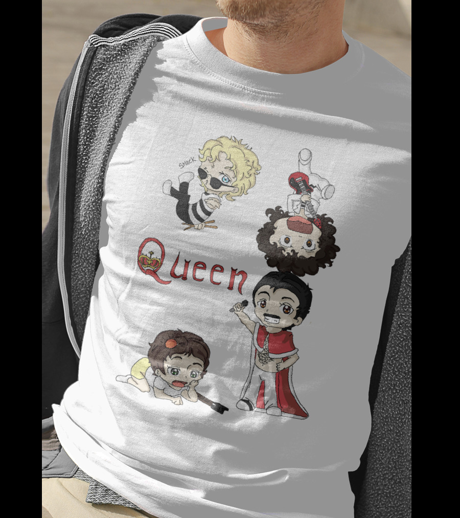 Queen Chibi Band Characters T-Shirt
