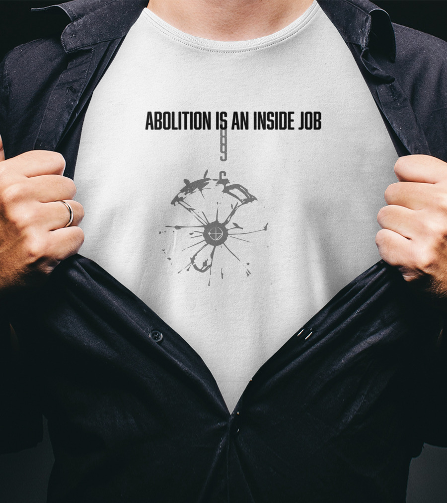 Abolition Is An Inside Job Broken Clock Key T-Shirt