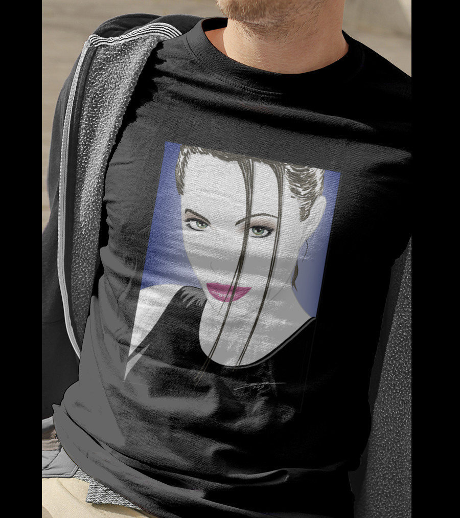 Angelic Raider Femme Fatale Portrait 59647 T-Shirt