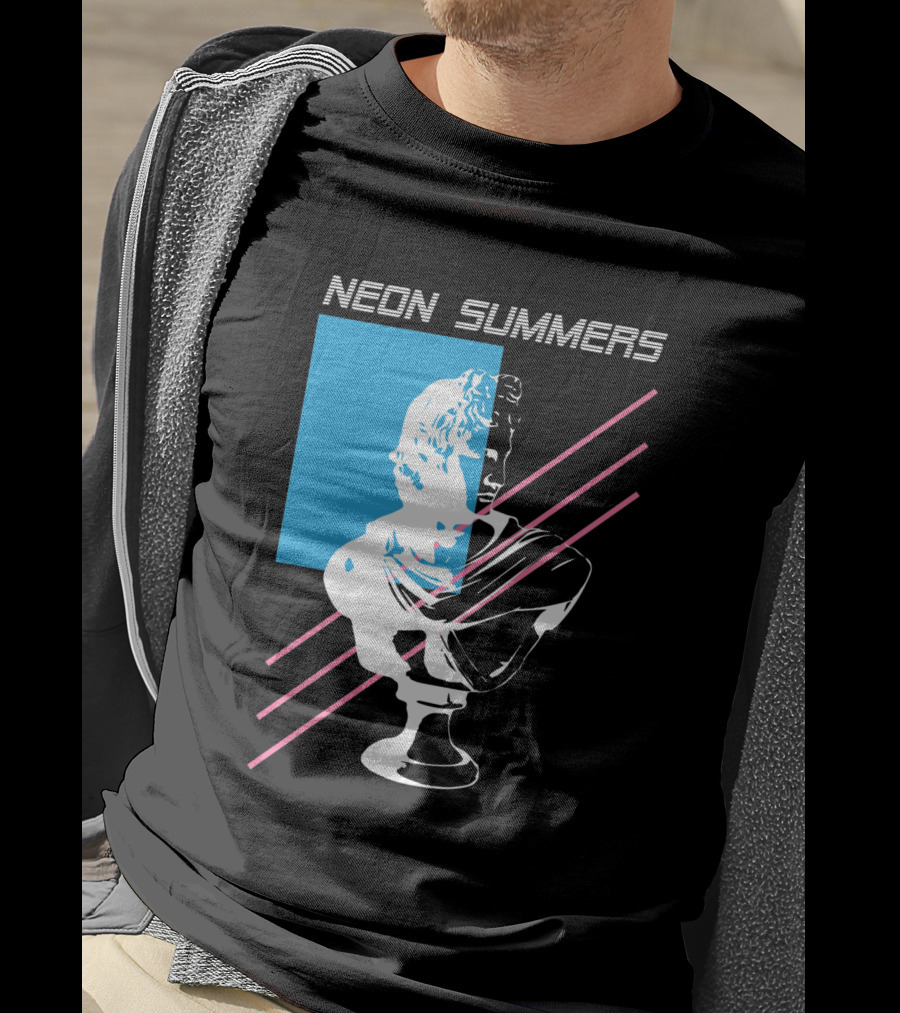 Neon Summers Apollo Bust T-Shirt