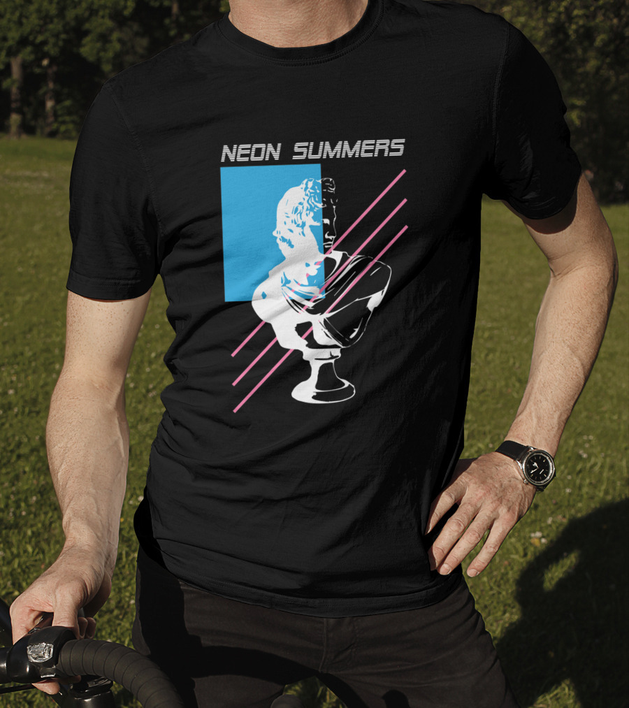 Neon Summers Apollo Bust T-Shirt