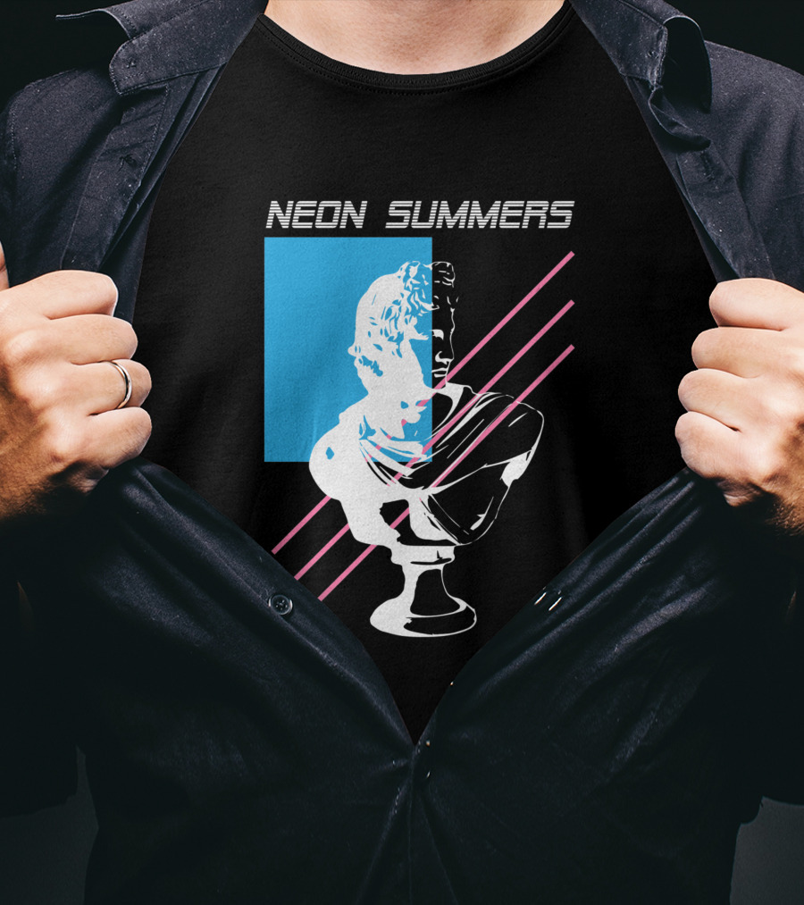Neon Summers Apollo Bust T-Shirt