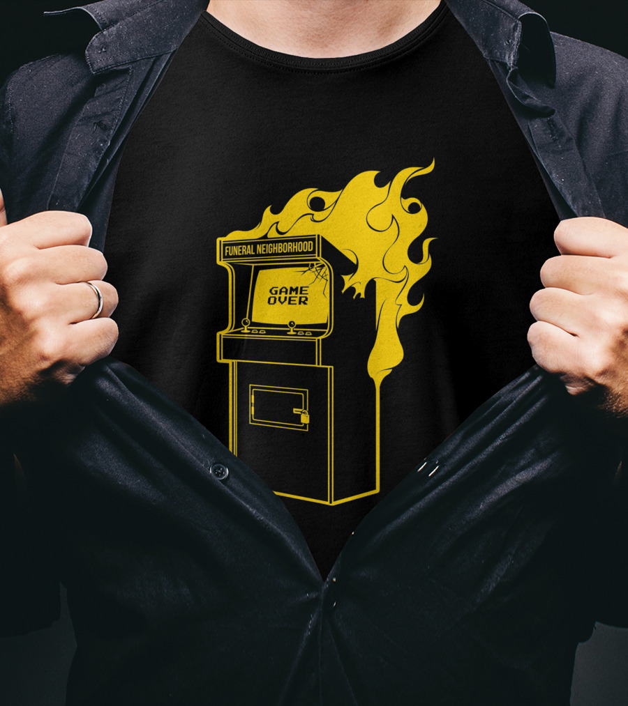 Funeral Neighborhood Game Over Arcade Fire T-Shirt