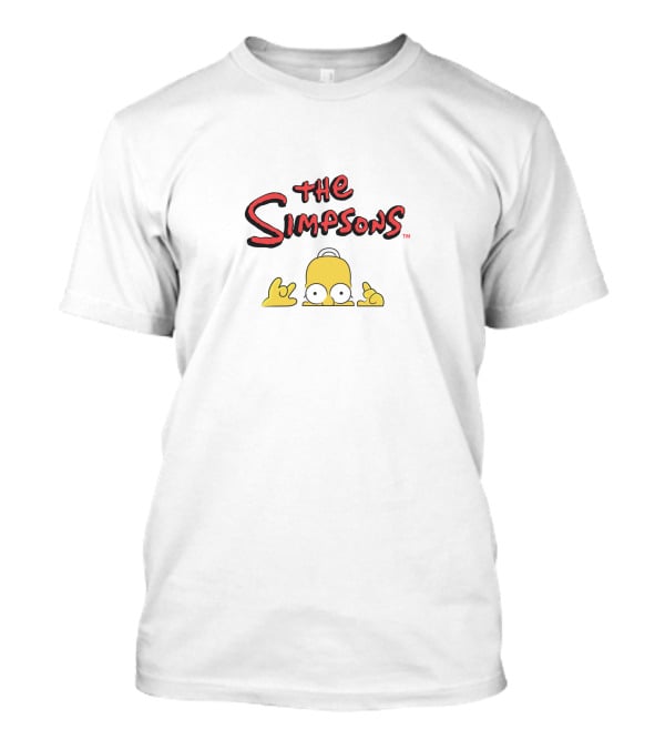 The Simpsons Homer Peeking T-Shirt