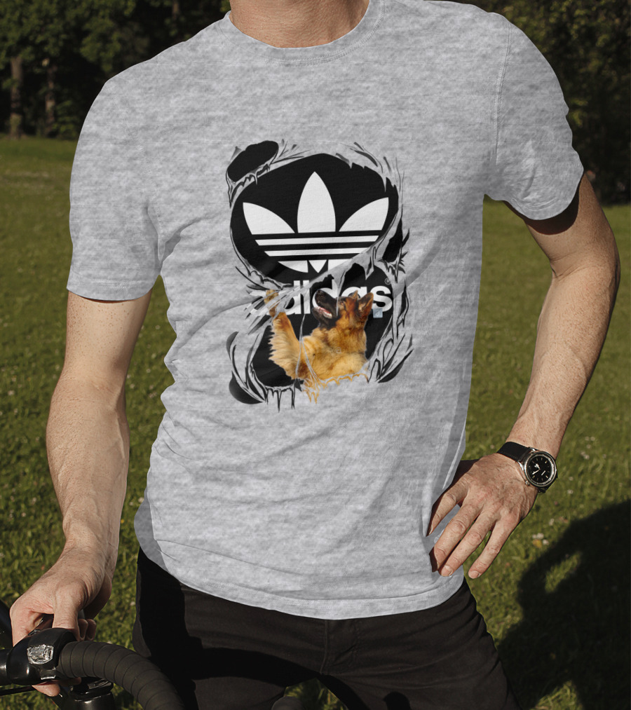 German Shepherd Torn T-Shirt