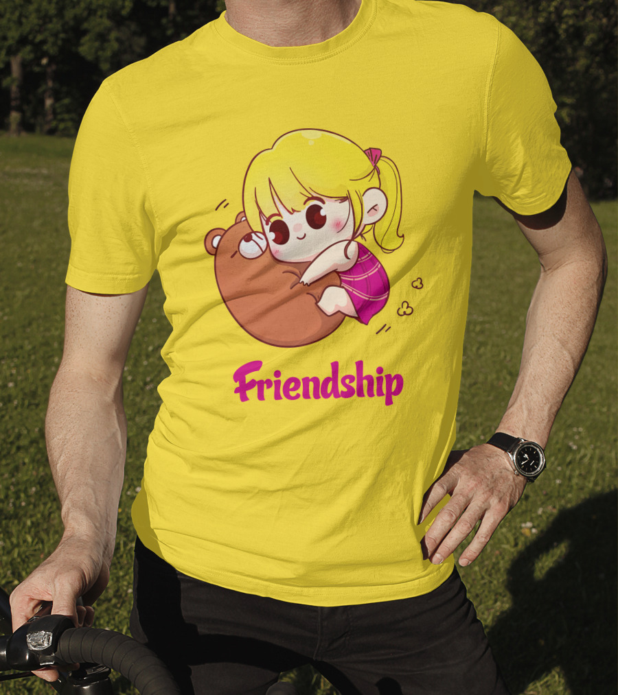 Friendship Baby Comfortable Bear Hug Illustration For Brother T-Shirt