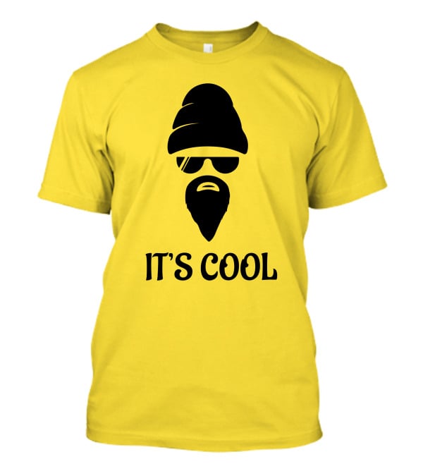IT'S COOL Bearded Face Sunglasses Beanie T-Shirt