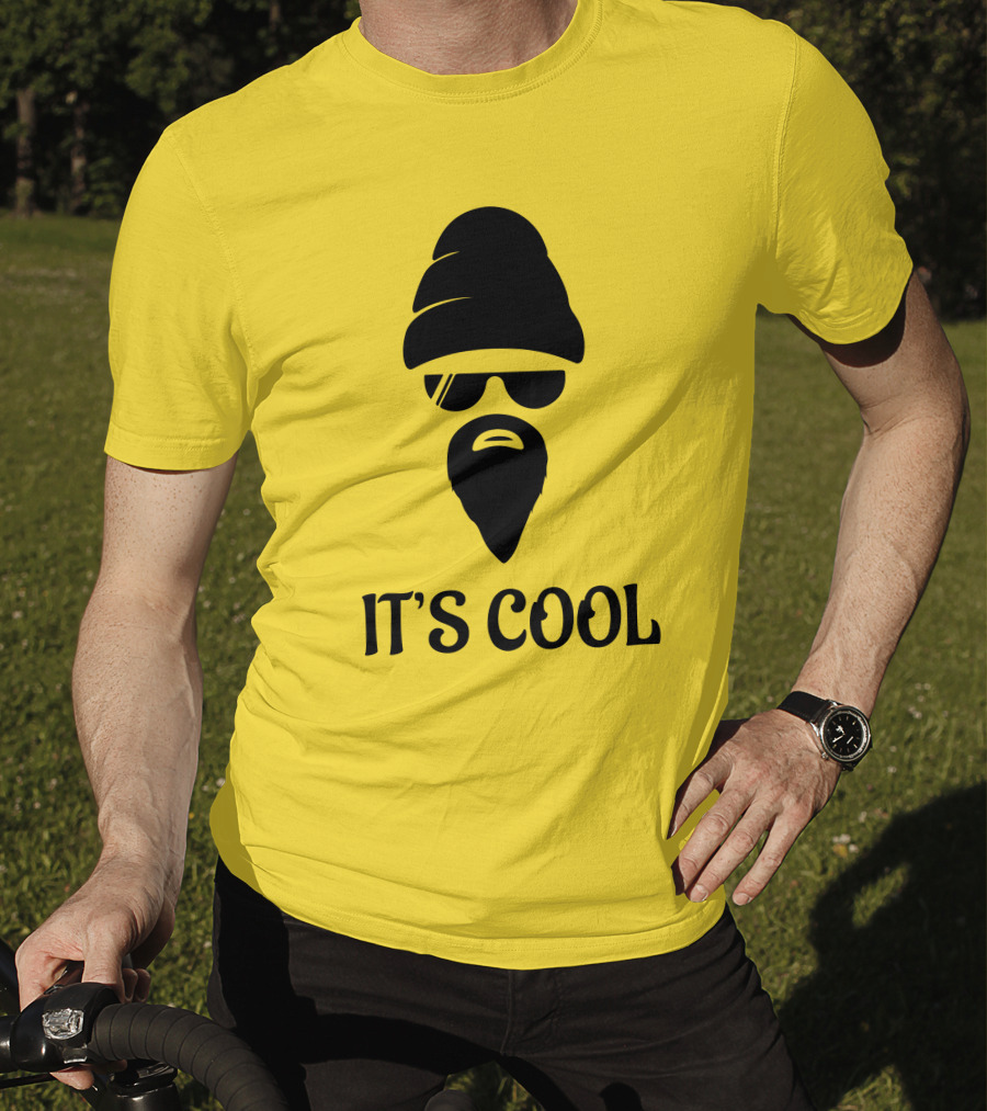 IT'S COOL Bearded Face Sunglasses Beanie T-Shirt
