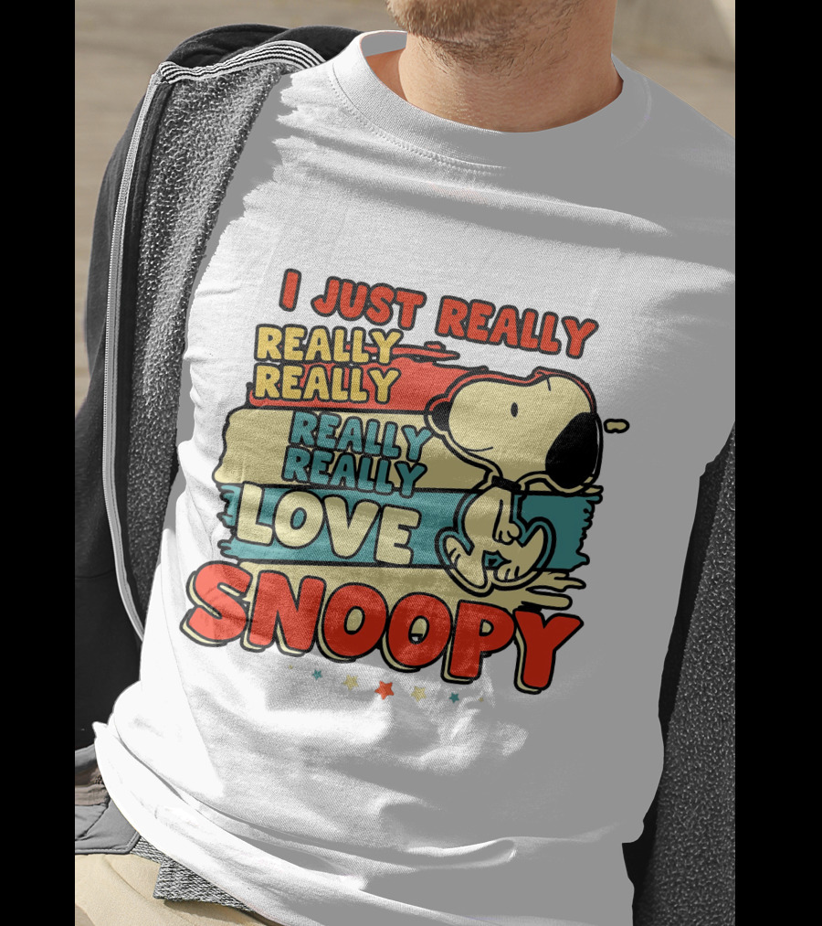 I Just Really Really Really Really Love Snoopy T-Shirt