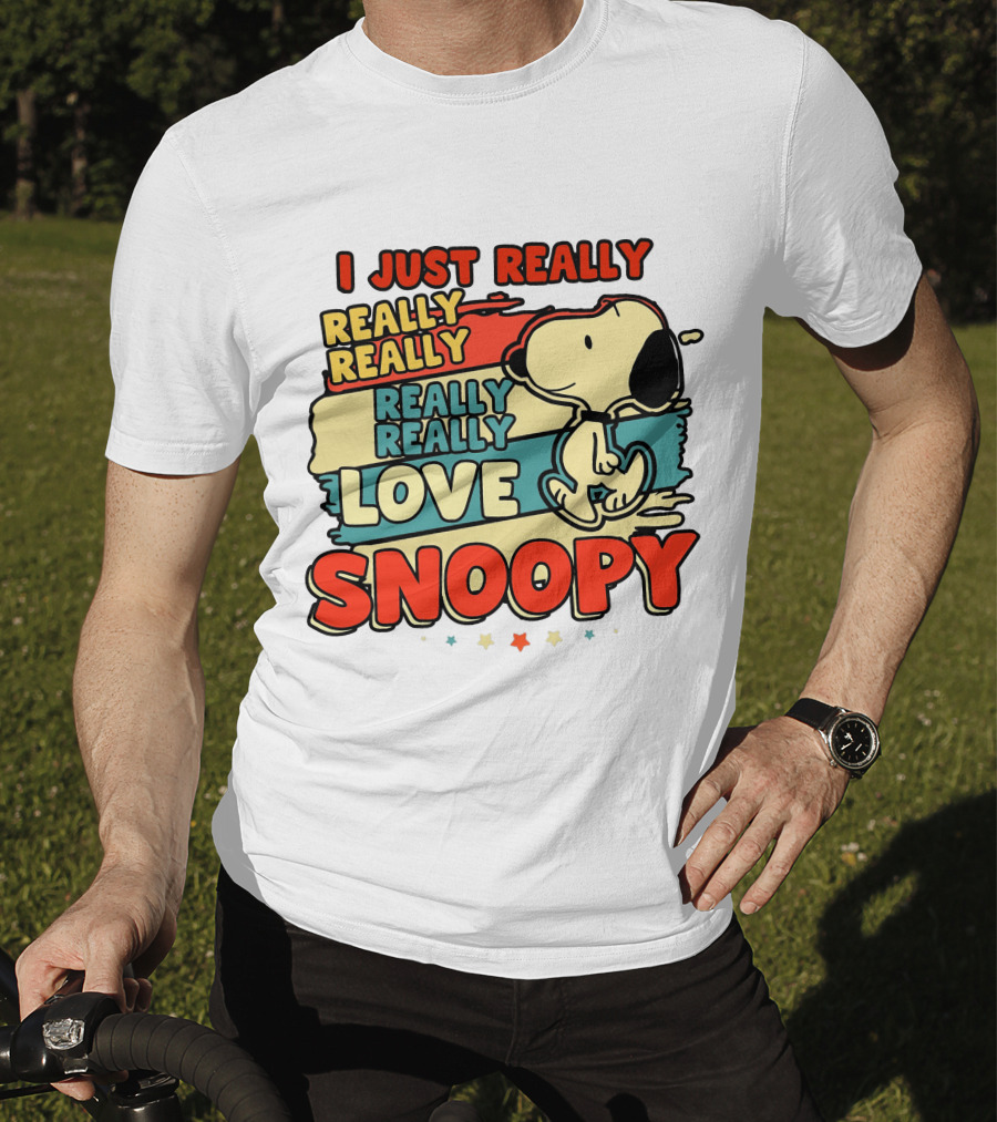 I Just Really Really Really Really Love Snoopy T-Shirt