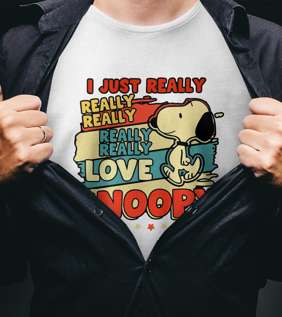 I Just Really Really Really Really Love Snoopy T-Shirt