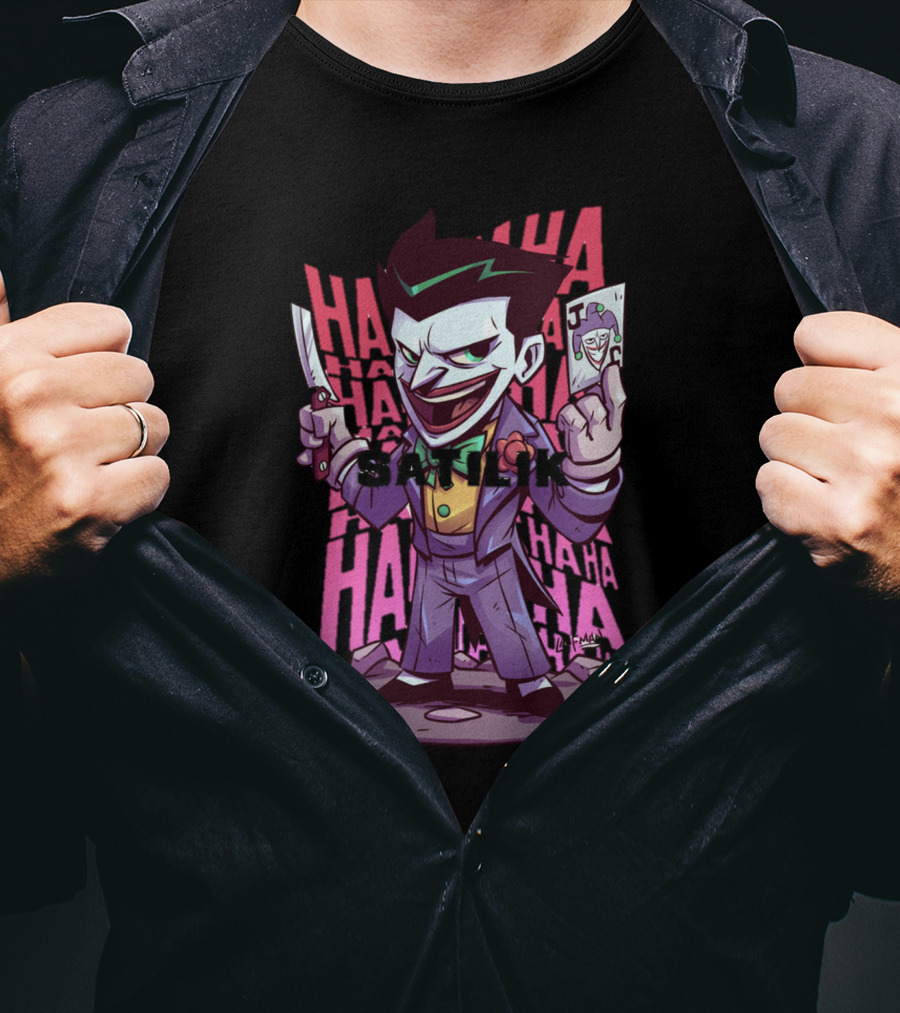 Joker Haha Jester Card Shtick T-Shirt
