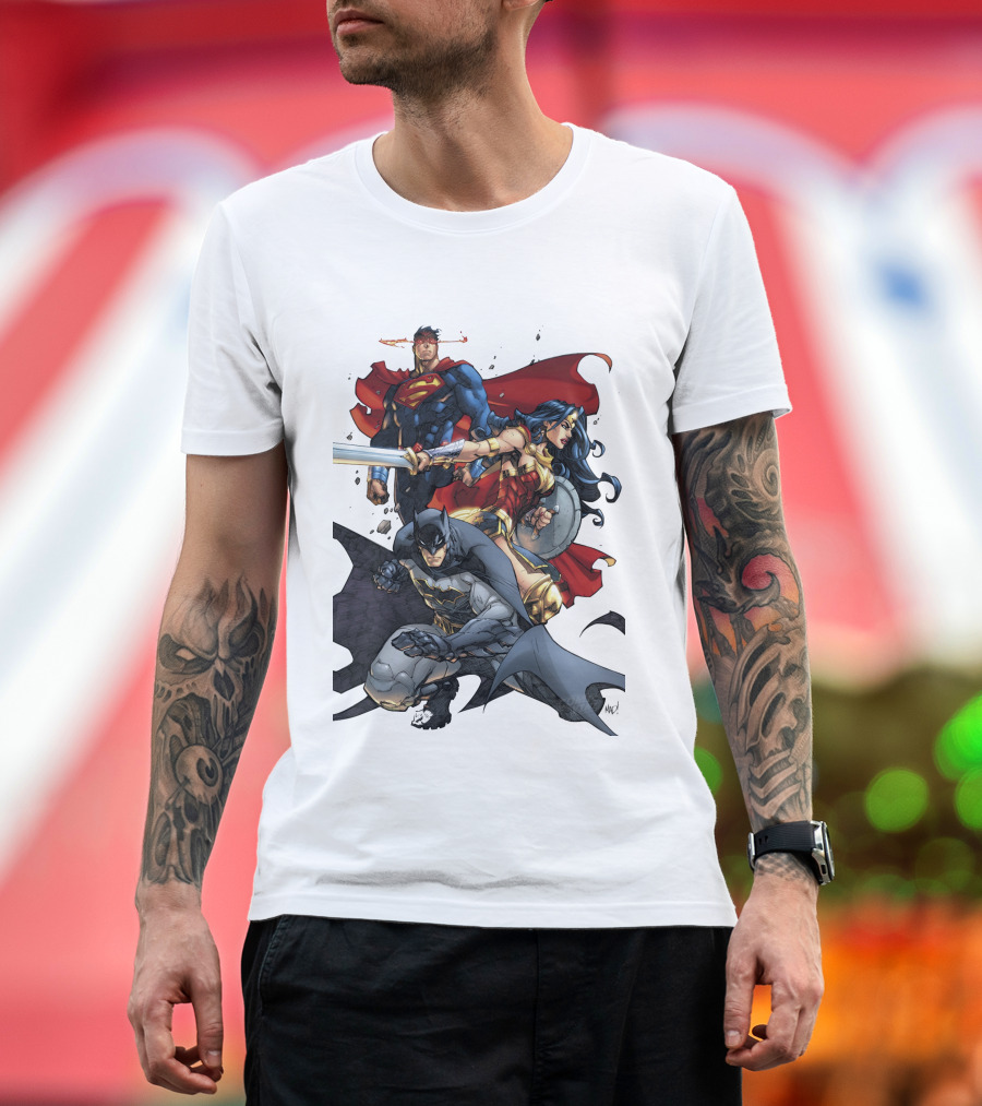 Justice League Trinity Superman Wonder Woman Batman T-Shirt