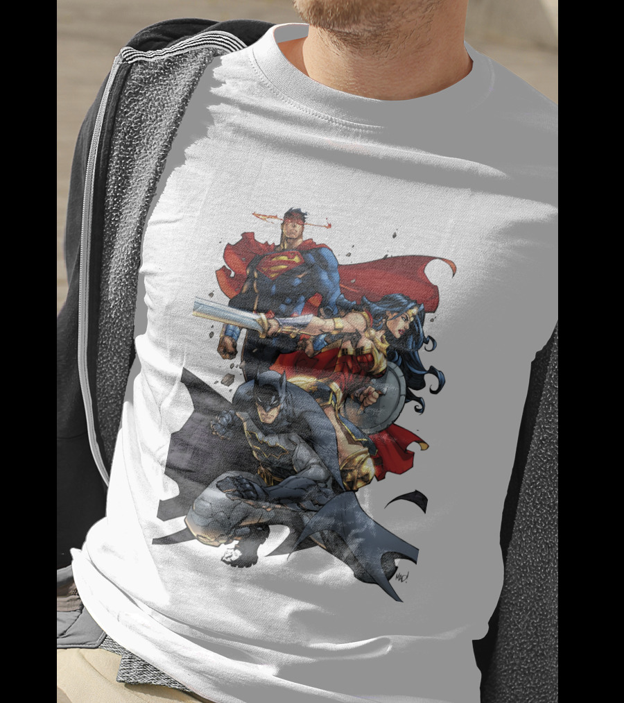 Justice League Trinity Superman Wonder Woman Batman T-Shirt