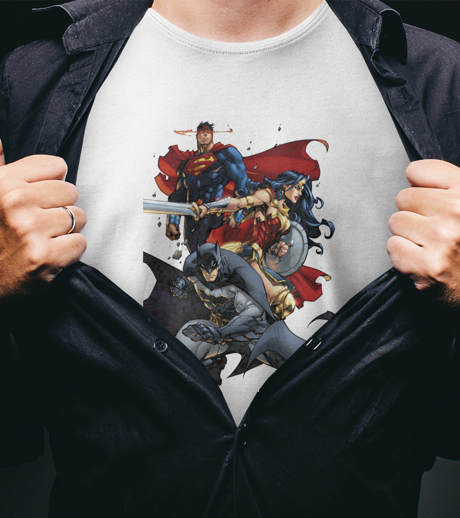 Justice League Trinity Superman Wonder Woman Batman T-Shirt