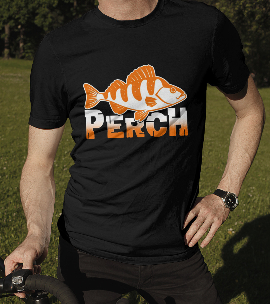 PERCH Fish Orange T-Shirt