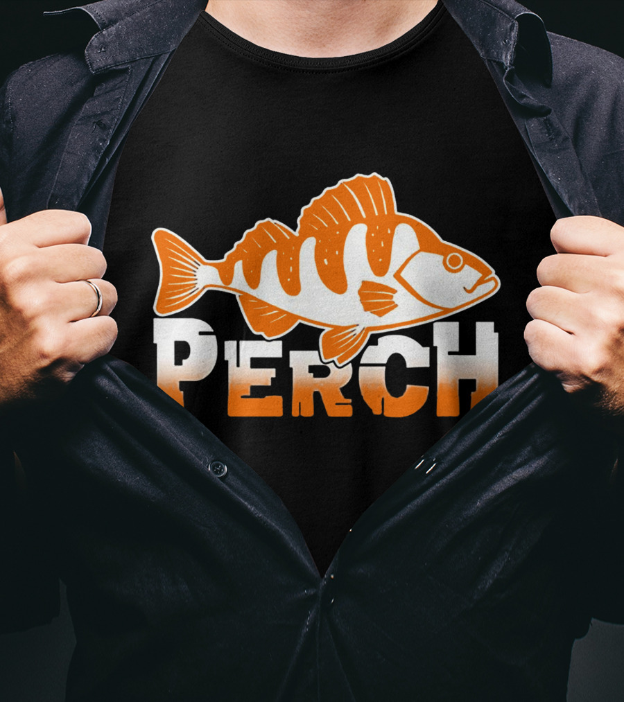PERCH Fish Orange T-Shirt