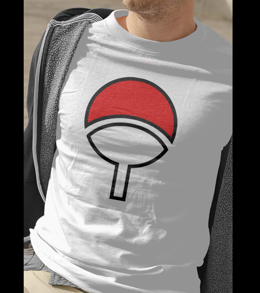 Clan Uchiha Sharingan Fan Symbol T-Shirt