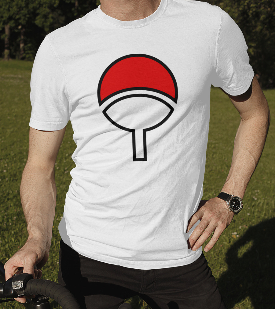 Clan Uchiha Sharingan Fan Symbol T-Shirt
