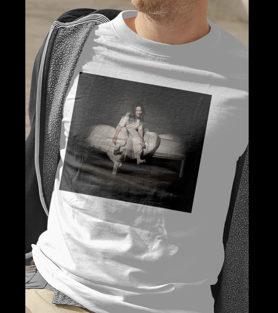 Billie Eilish Sweet Dreams Bed Scene White T-Shirt