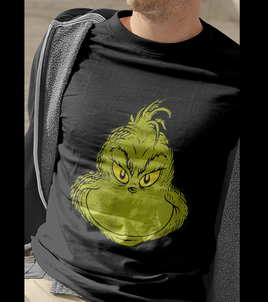 Dr Seuss Grinch Iconic Face Classic T-Shirt