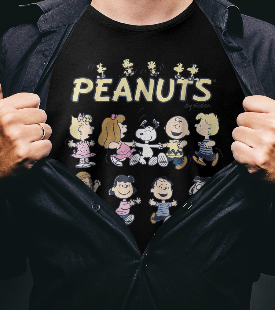 Peanuts Snoopy And Friends By Schulz T-Shirt