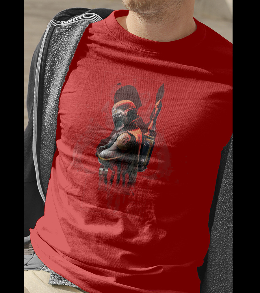 Star Wars Boba Fett Mandalorian Hunter Mythosaur Crest T-Shirt