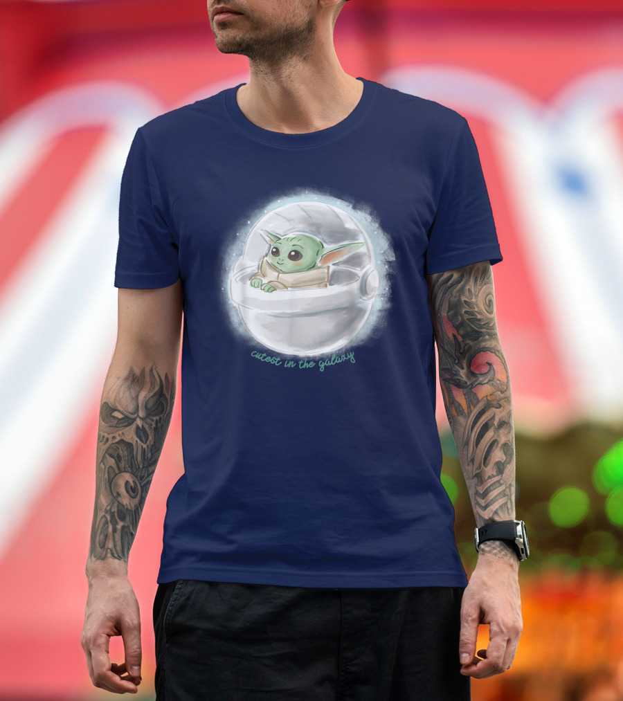 Star Wars The Mandalorian The Child Cutest In The Galaxy Floating Pod T-Shirt