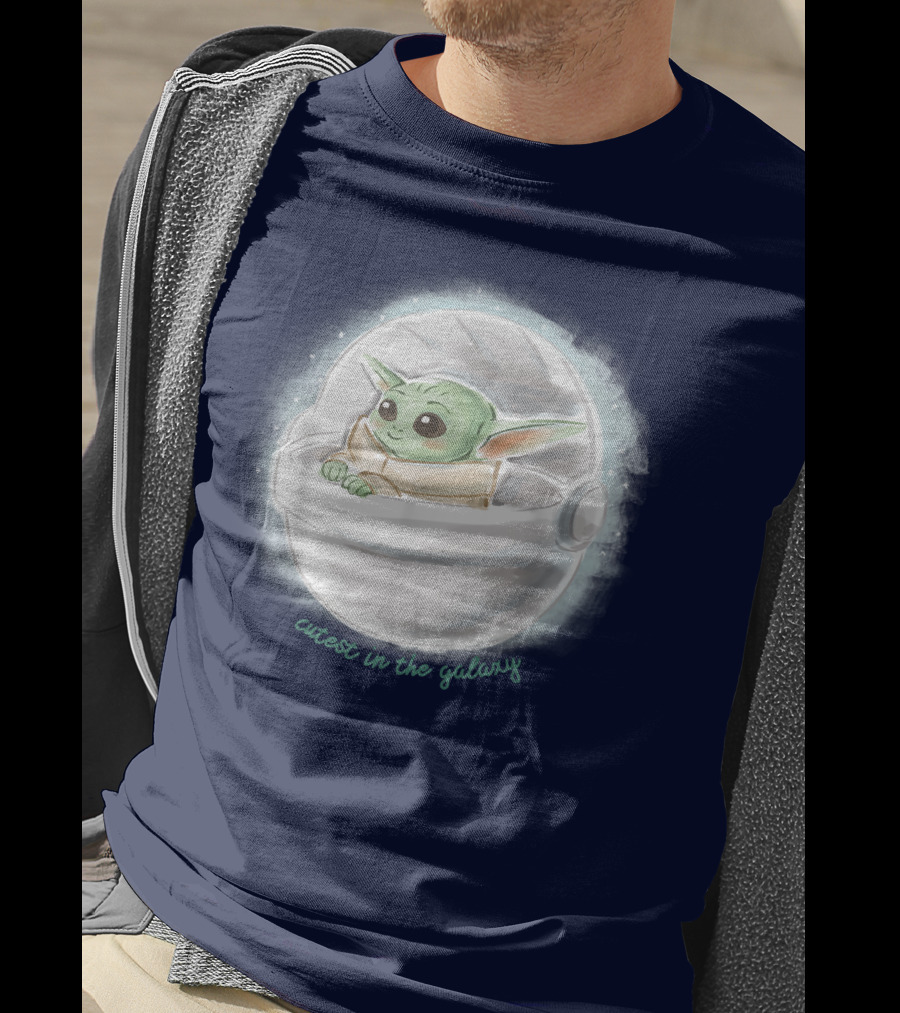 Star Wars The Mandalorian The Child Cutest In The Galaxy Floating Pod T-Shirt