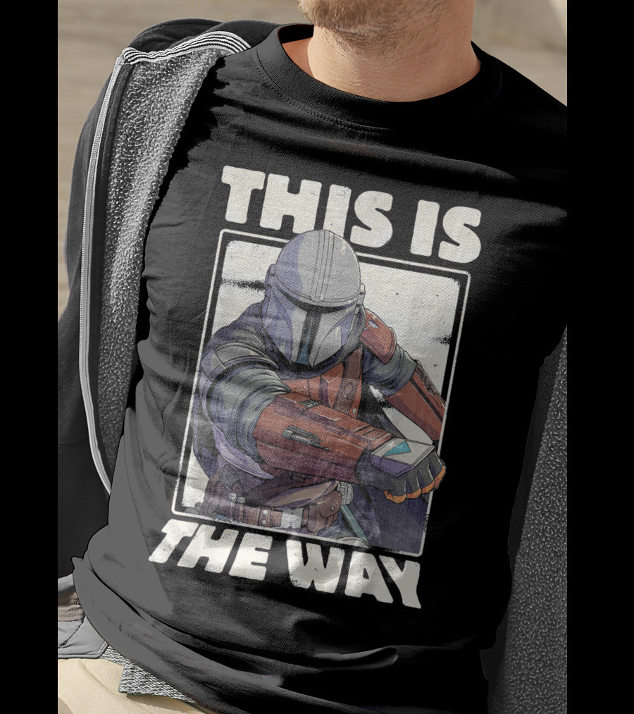 The Mandalorian This Is The Way Star Wars Action Pose T-Shirt