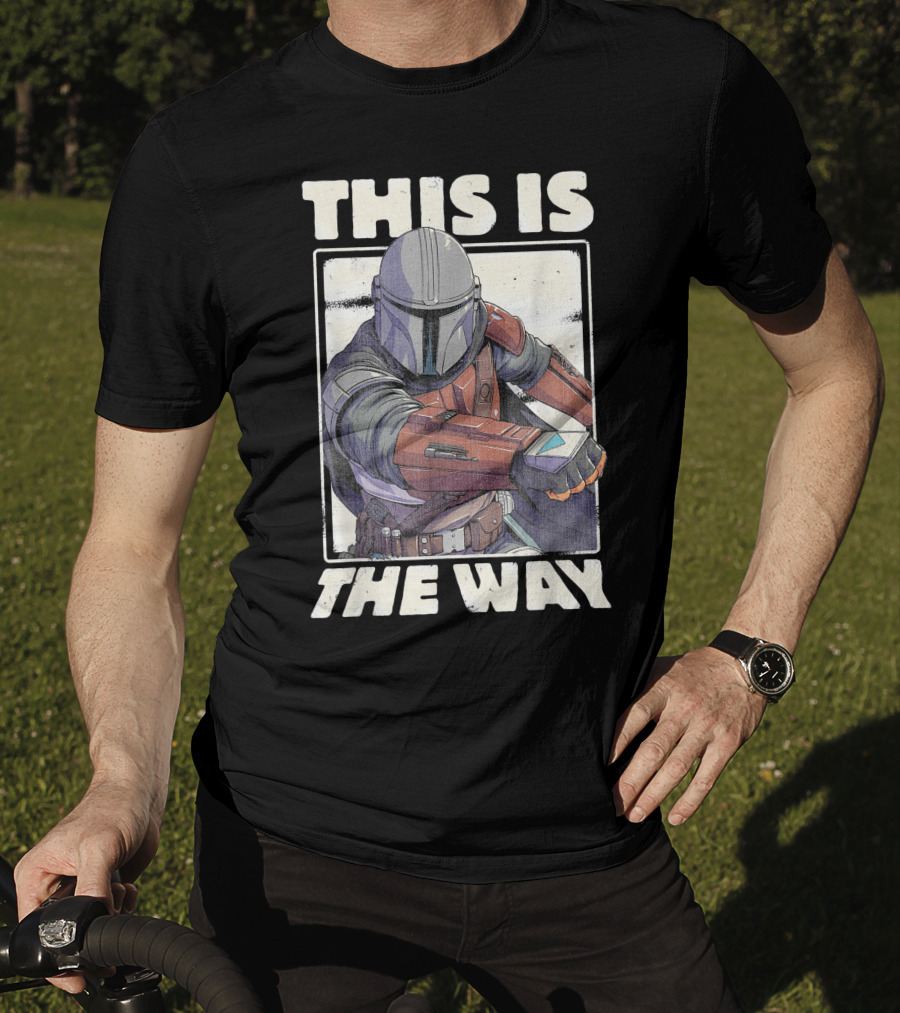 The Mandalorian This Is The Way Star Wars Action Pose T-Shirt