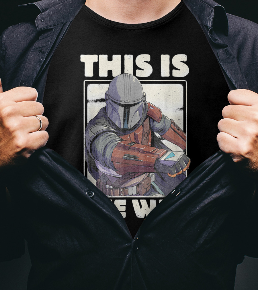 The Mandalorian This Is The Way Star Wars Action Pose T-Shirt