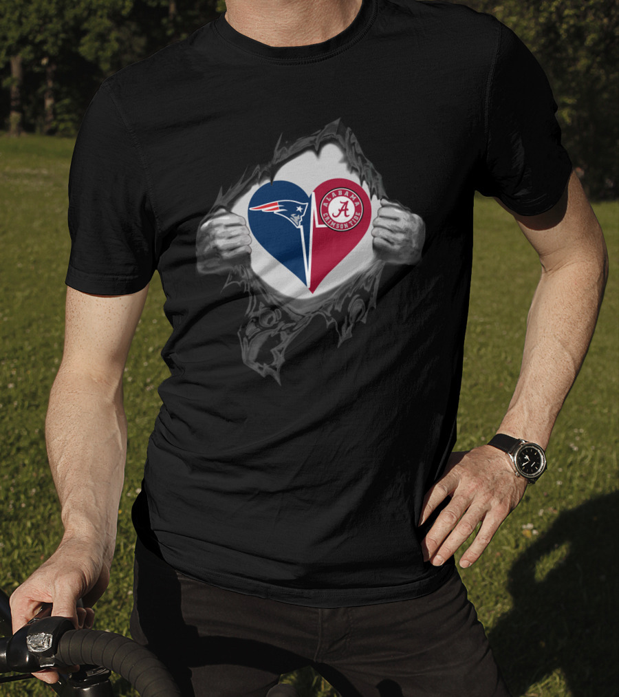 Patriots Heart Alabama Crimson Tide Fan Loyalty T-Shirt